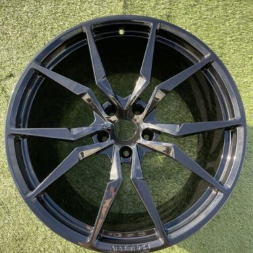 21” Lamborghini Aventador Rear Wheel Rim Oem Stock Black
