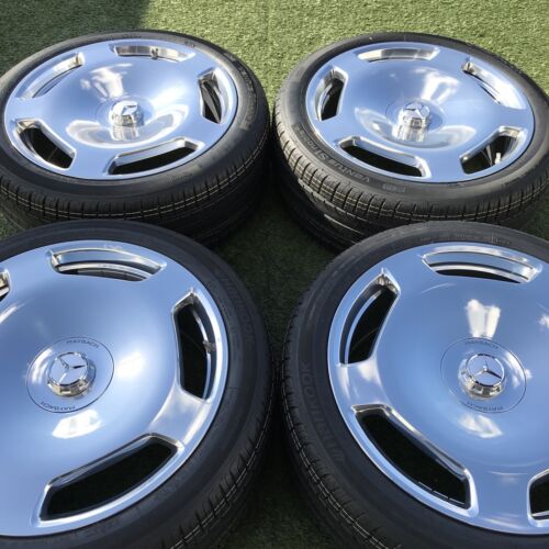 20″ MERCEDES MAYBACH WHEELS TIRES TPMS NEW SET 4 OEM STOCK GENUINE RIMS S580