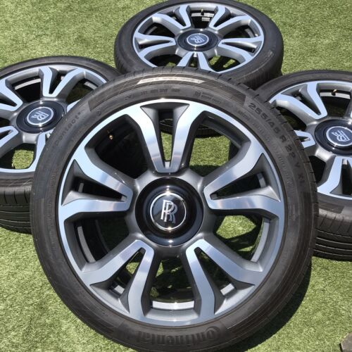 22 Rolls Royce Cullinan 2020 Wheels Tires Tpms Rims OEM Factory Genuine 22 INCH